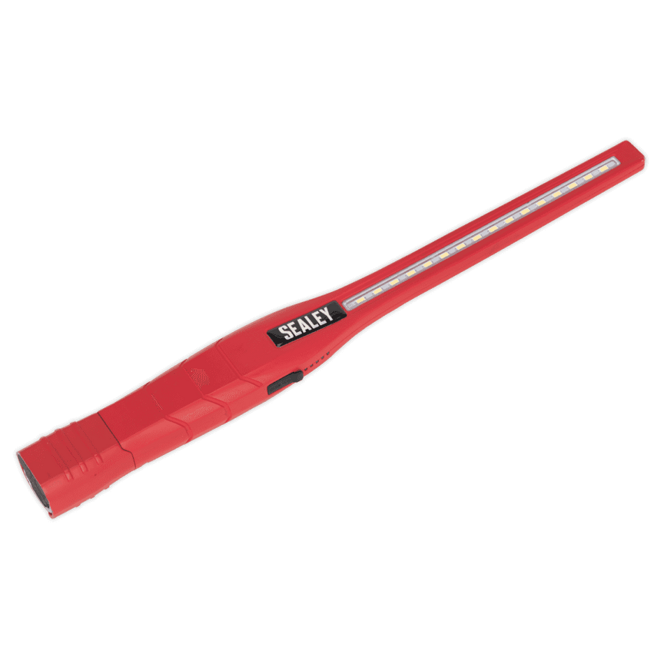 Sealey Rechargeable 360Ã‡Ã· Slim Inspection Lamp 16 SMD LED + 1W LED Red Lithium-ion Model No- LED3604R