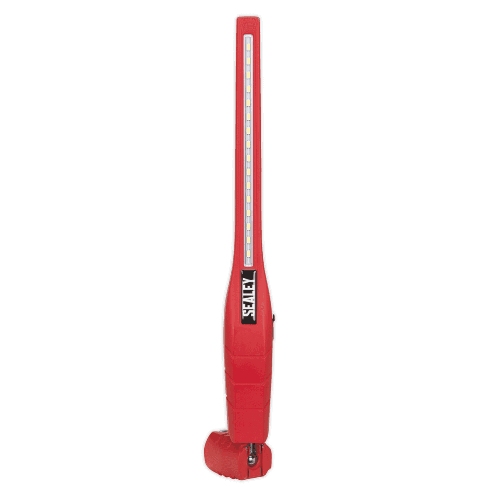 Sealey Rechargeable 360Ã‡Ã· Slim Inspection Lamp 16 SMD LED + 1W LED Red Lithium-ion Model No- LED3604R