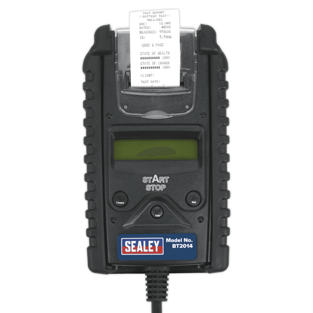 Sealey Digital Battery & Alternator Tester with Printer Model No- BT2014