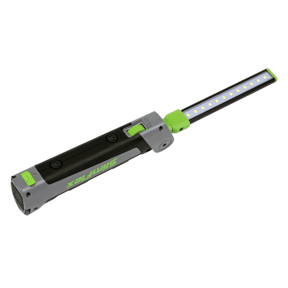 Sealey Rechargeable Slim Folding Inspection Lamp 12 + 1 SMD LED Lithium-ion Model No- LED180