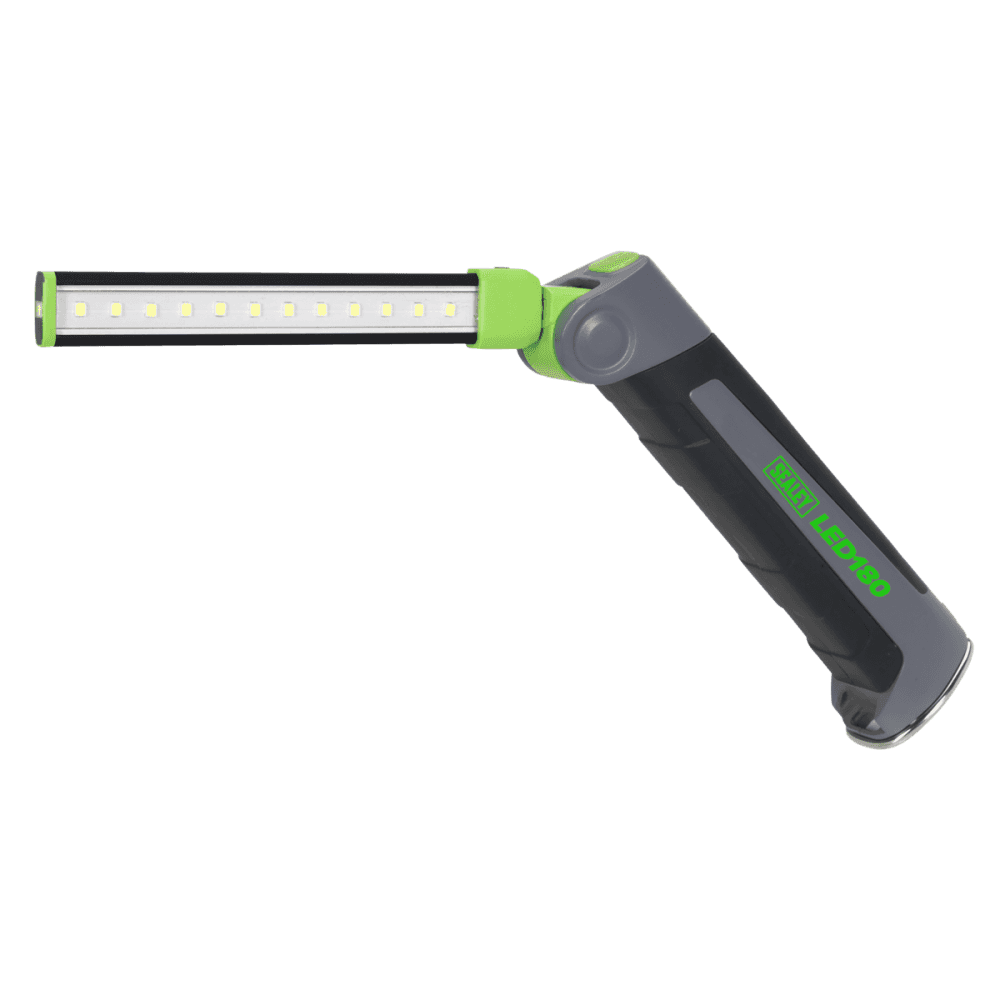 Sealey Rechargeable Slim Folding Inspection Lamp 12 + 1 SMD LED Lithium-ion Model No- LED180