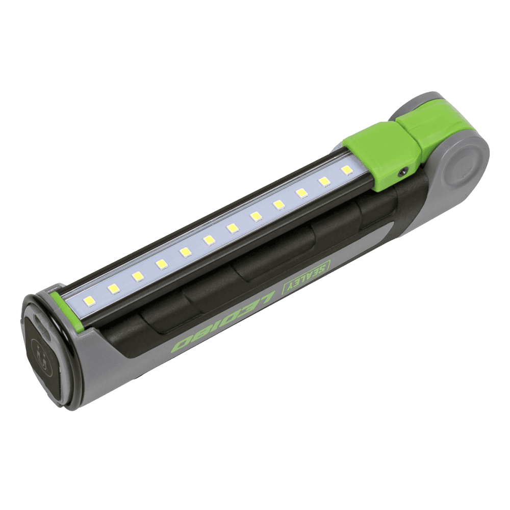 Sealey Rechargeable Slim Folding Inspection Lamp 12 + 1 SMD LED Lithium-ion Model No- LED180