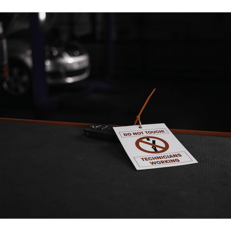 Sealey Hybrid/Electric Vehicle Keyring Warning Tag Model No- HYBRIDTAG
