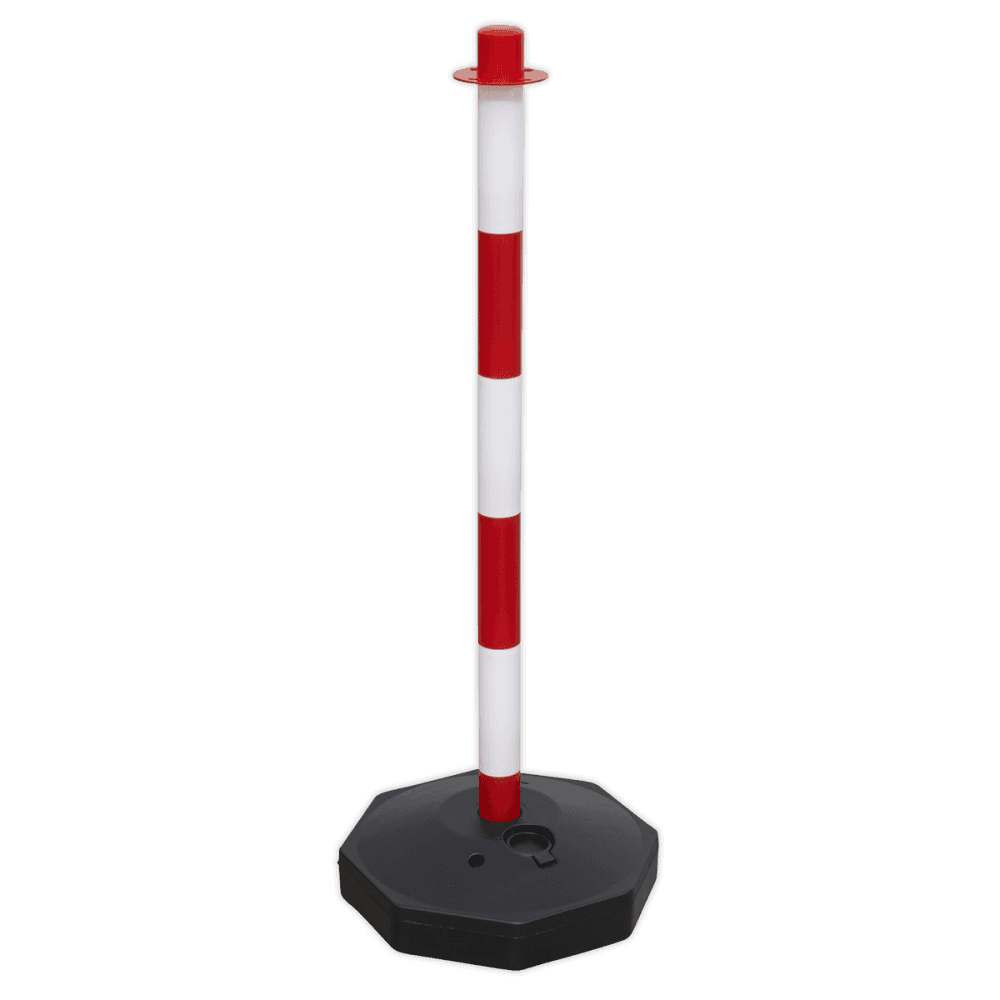 Sealey Red/White Post with Base Model No- RWPB01