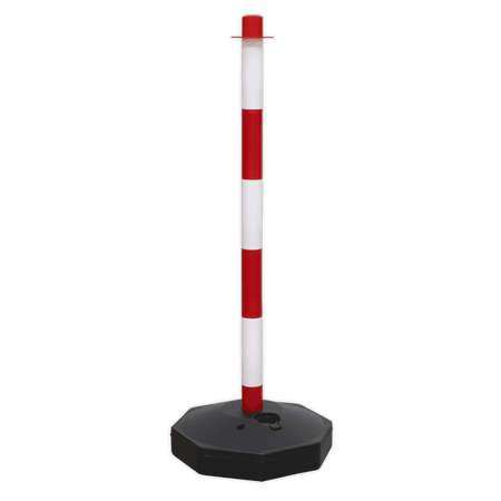 Sealey Red/White Post with Base Model No- RWPB01