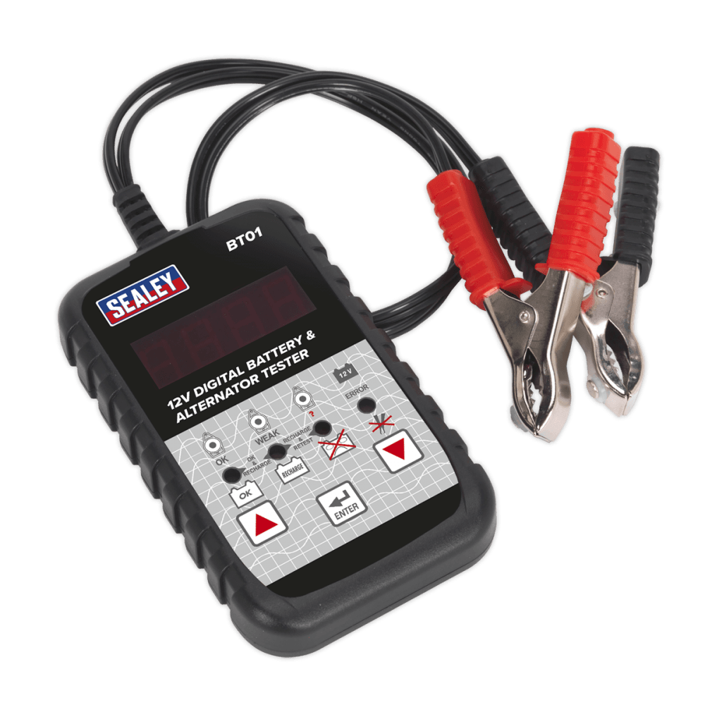 Sealey Digital Battery & Alternator Tester 12V Model No- BT01