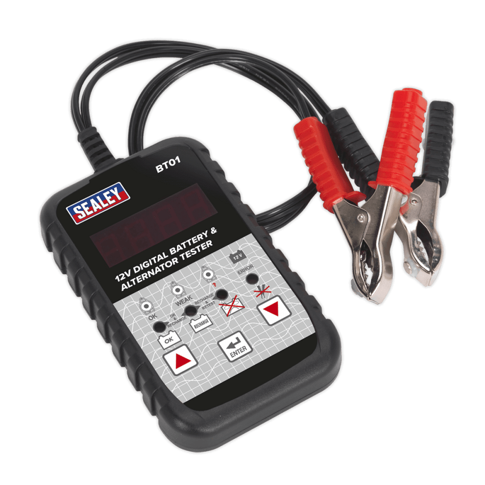 Sealey Digital Battery & Alternator Tester 12V Model No- BT01