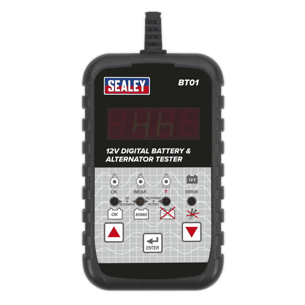 Sealey Digital Battery & Alternator Tester 12V Model No- BT01