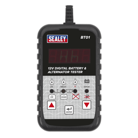 Sealey Digital Battery & Alternator Tester 12V Model No- BT01