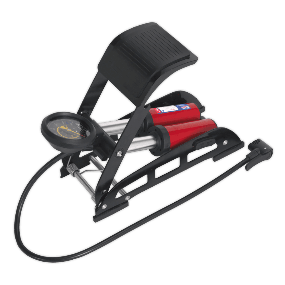 Sealey Twin Barrel Foot Pump Model No- FP6