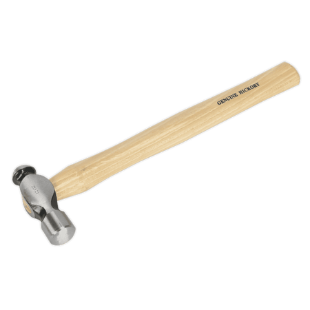 Sealey Ball Pein Hammer 12oz Hickory Shaft Model No-BPH12