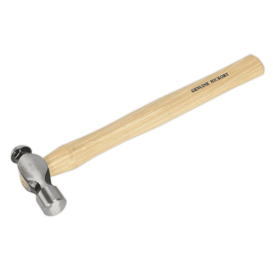 Sealey Ball Pein Hammer 12oz Hickory Shaft Model No-BPH12
