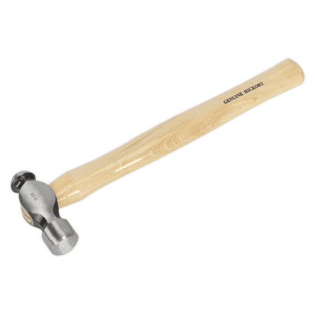 Sealey Ball Pein Hammer 1lb Hickory Shaft Model No-BPH16