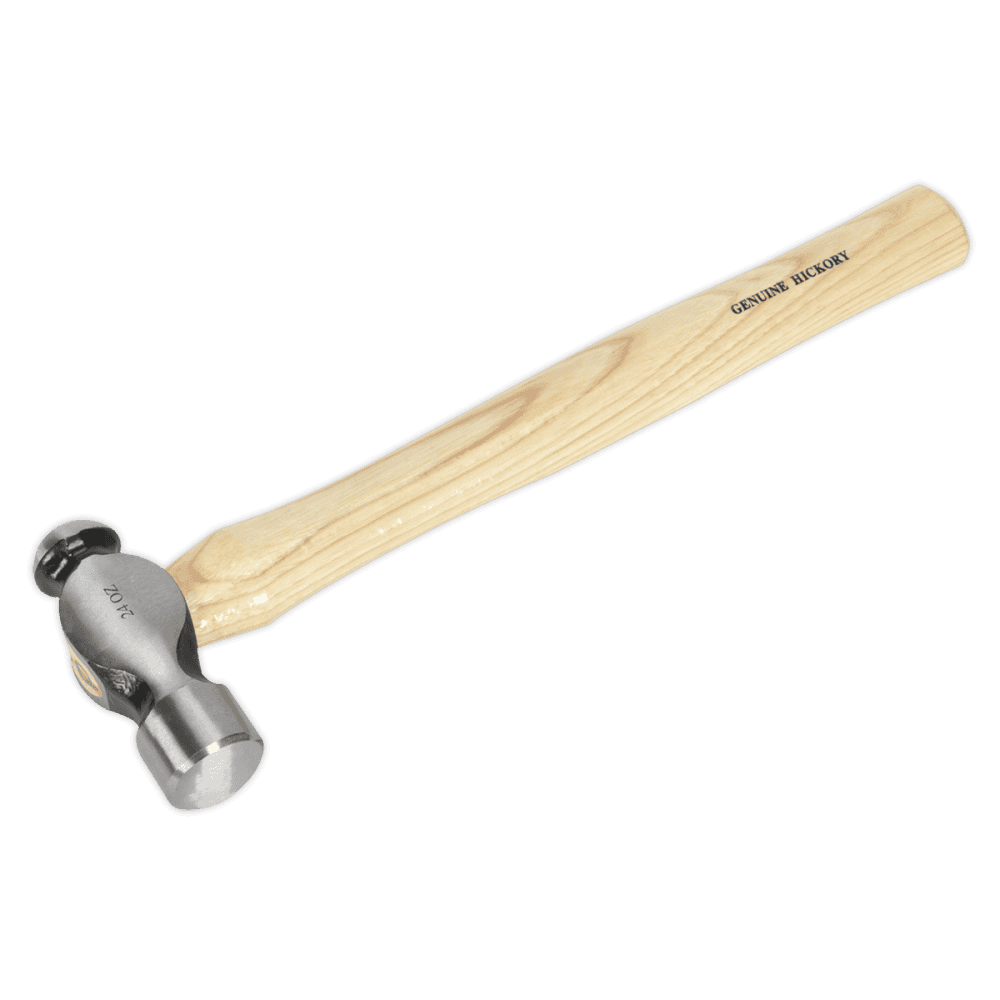 Sealey Ball Pein Hammer 1.5lb Hickory Shaft Model No-BPH24