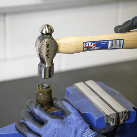 Sealey Ball Pein Hammer 1.5lb Hickory Shaft Model No-BPH24