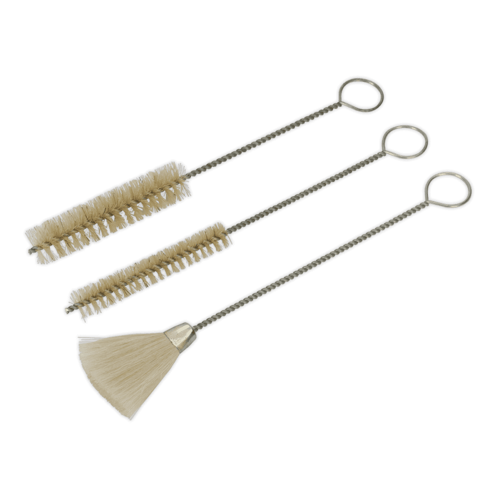 Sealey Spray Gun Cleaning Brush Set 3pc Model No-BSGC/3