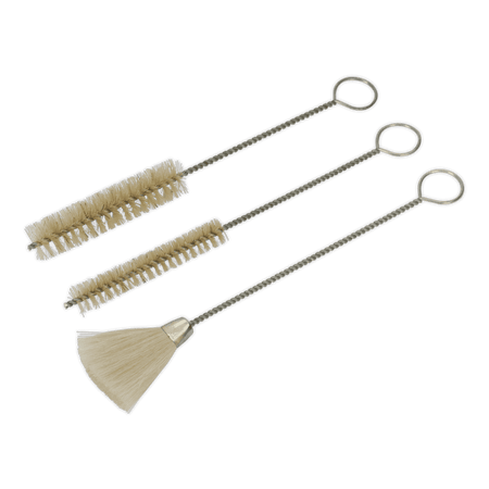 Sealey Spray Gun Cleaning Brush Set 3pc Model No-BSGC/3