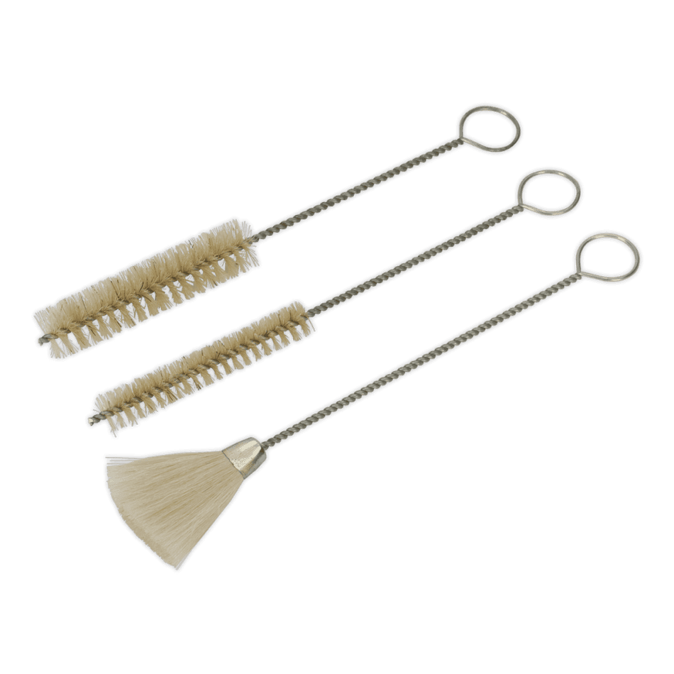Sealey Spray Gun Cleaning Brush Set 3pc Model No-BSGC/3