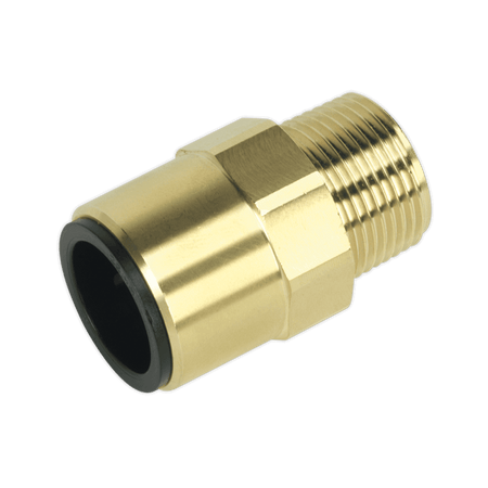 Sealey 22mm x 3/4"BSPT Brass Straight Adaptor Model No-CAS22BSA