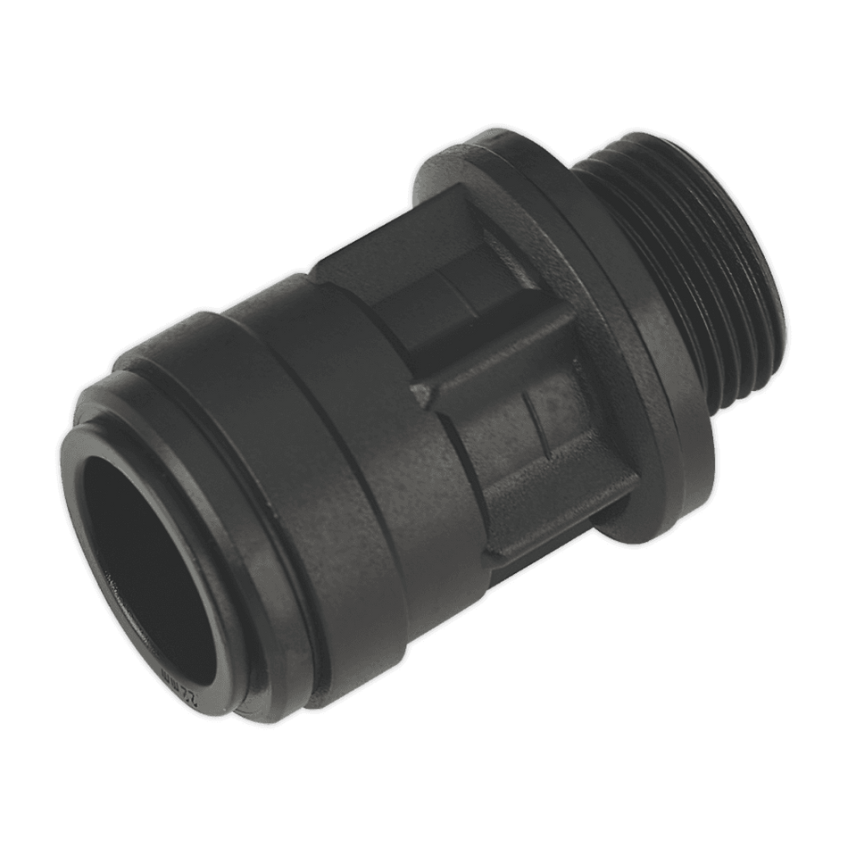 Sealey 22mm Straight Adaptor 3/4"BSP Pack of 2 Model No-CAS22SA