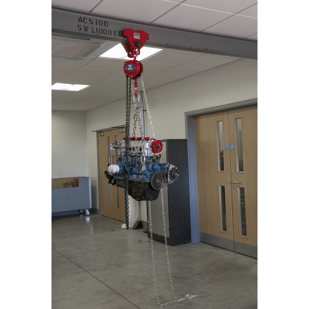 Sealey Chain Block 1tonne 2.5mtr Model No-CB1000