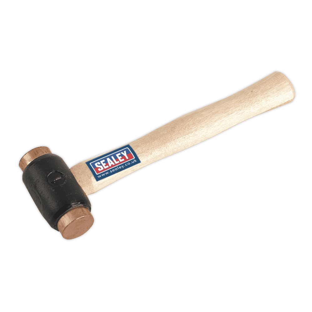 Sealey Copper Faced Hammer 1.75lb Hickory Shaft Model No-CFH02
