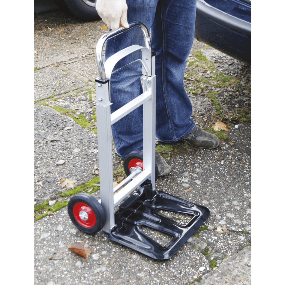 Sealey Sack Truck Folding Aluminium 90kg Capacity Model No-CST980