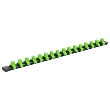 Sealey Socket Retaining Rail with 16 Clips 3/8"Sq Drive Model No- AK27053HV