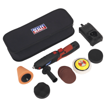 Sealey Cordless Mini Sander/Polisher Kit 10.8V Model No- CP2812V