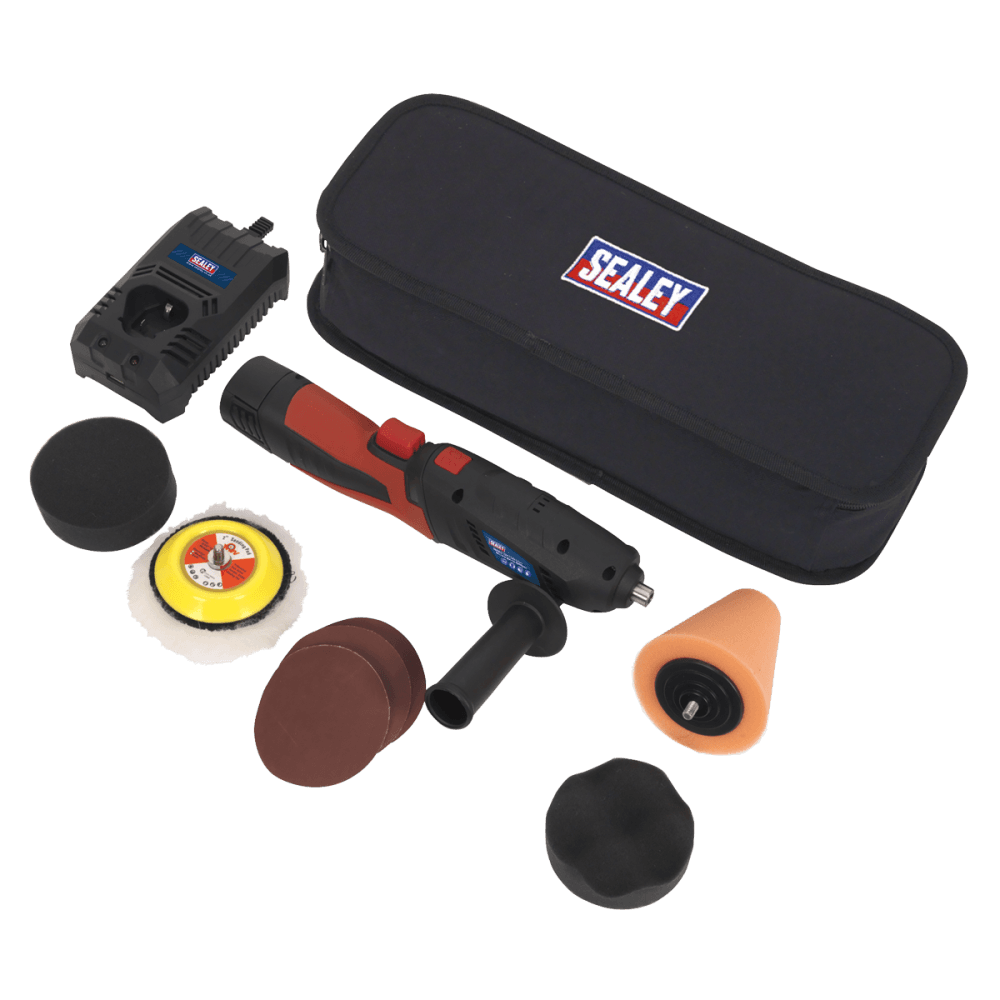 Sealey Cordless Mini Sander/Polisher Kit 10.8V Model No- CP2812V