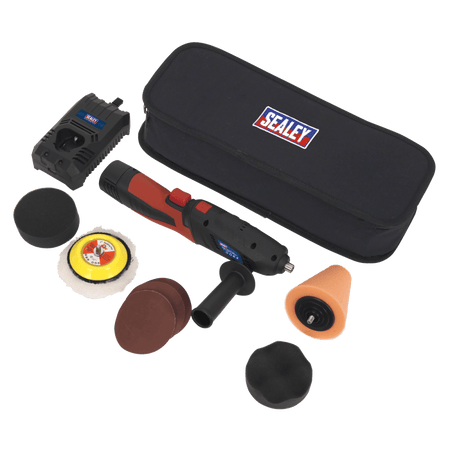 Sealey Cordless Mini Sander/Polisher Kit 10.8V Model No- CP2812V
