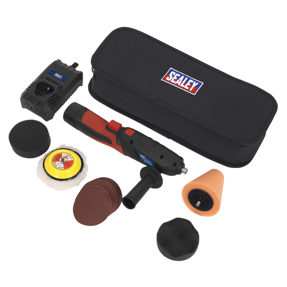 Sealey Cordless Mini Sander/Polisher Kit 10.8V Model No- CP2812V