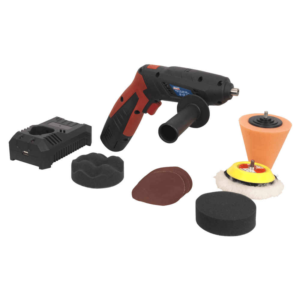 Sealey Cordless Mini Sander/Polisher Kit 10.8V Model No- CP2812V