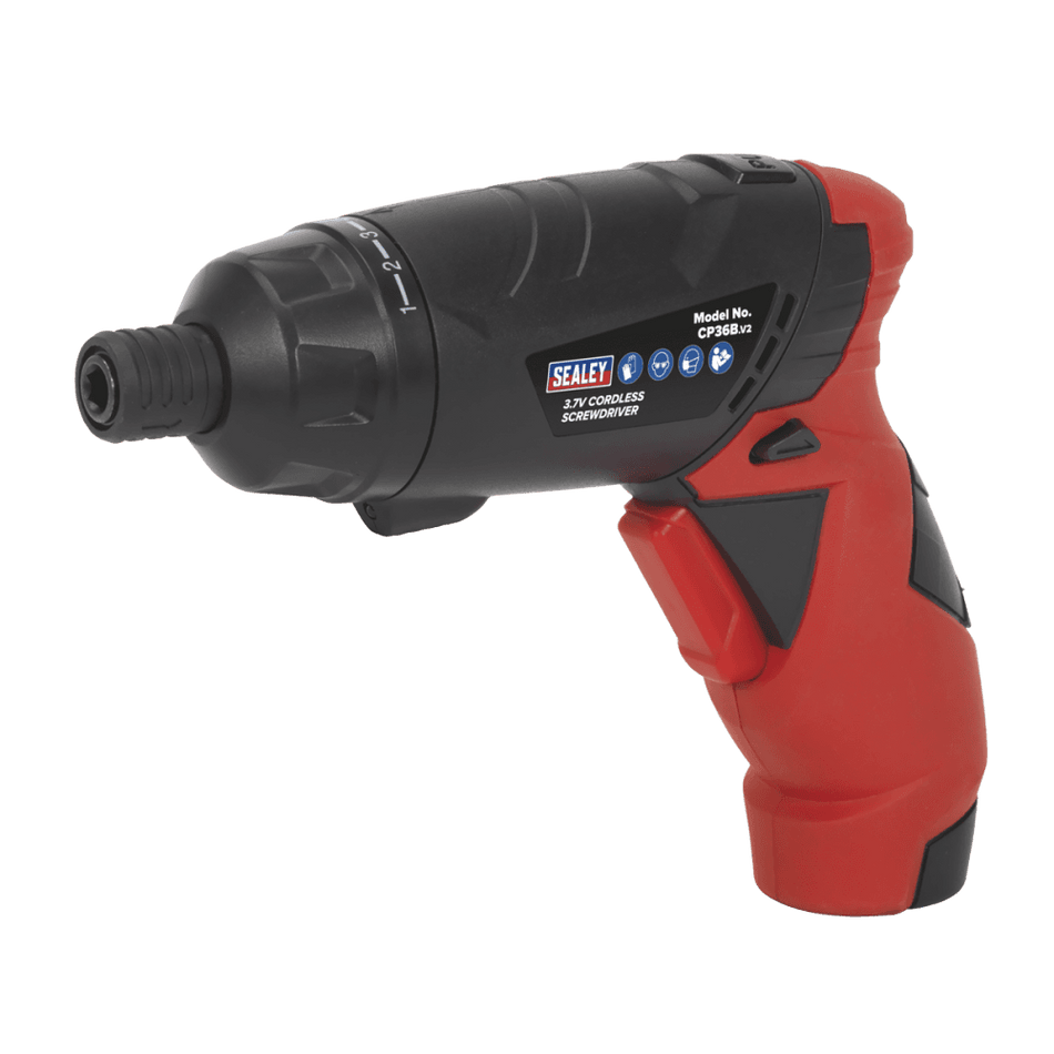 Sealey Cordless Screwdriver Set 26pc 3.7V Lithium-ion Model No- CP36B