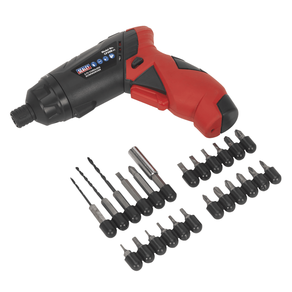 Sealey Cordless Screwdriver Set 26pc 3.7V Lithium-ion Model No- CP36B