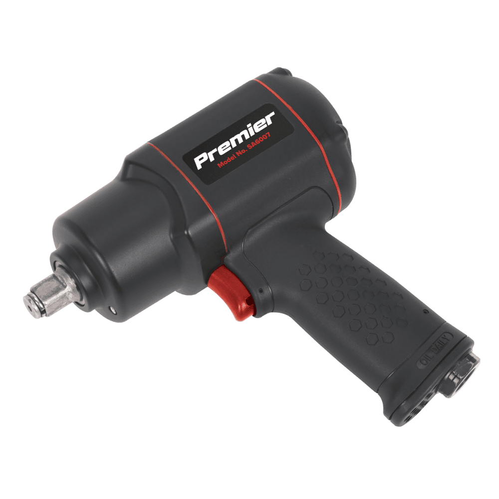 Sealey Air Impact Wrench 1/2"Sq Drive Twin Hammer Model No- SA6007
