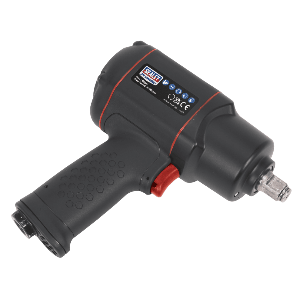 Sealey Air Impact Wrench 1/2"Sq Drive Twin Hammer Model No- SA6007