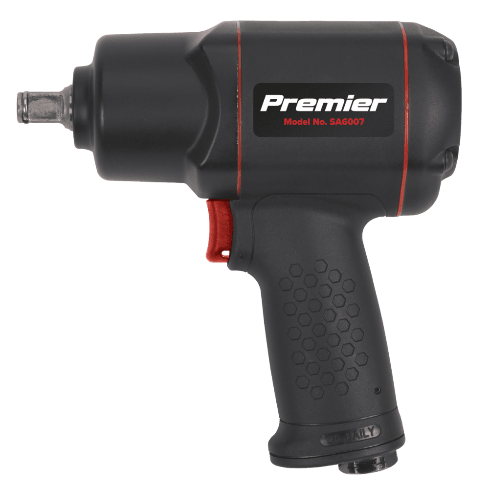 Sealey Air Impact Wrench 1/2"Sq Drive Twin Hammer Model No- SA6007