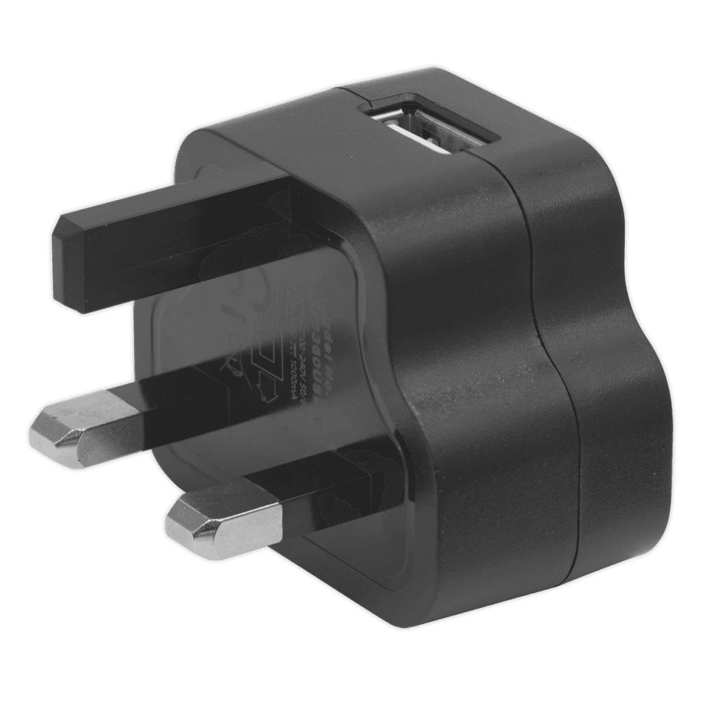 Sealey USB Mains Charger 5V-1A Model No- 23038