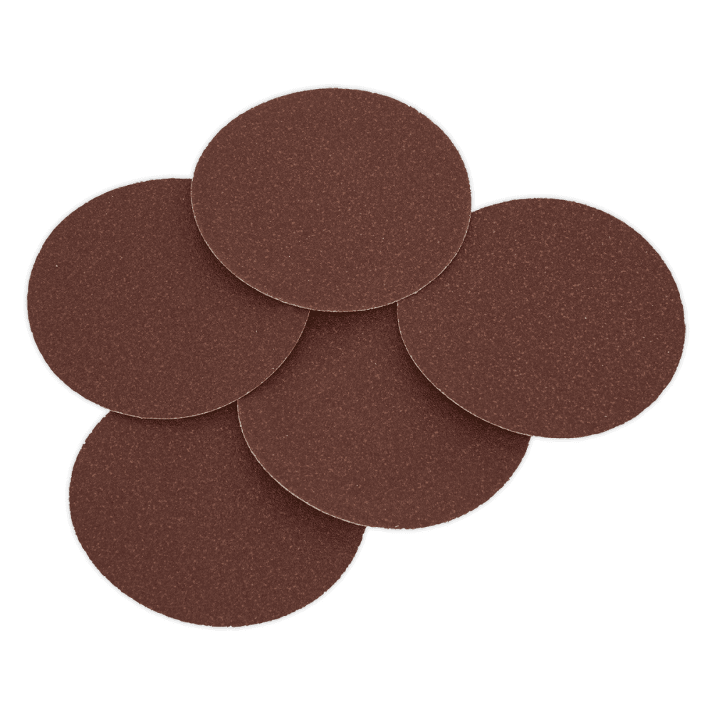 Sealey Sanding Disc 125mm 80Grit Adhesive Backed Pack of 5 Model No- 23025