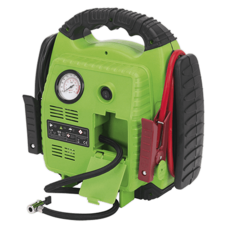 Sealey RoadStart, Emergency Power Pack with Air Compressor 12V 900 Peak Amps Model No- 22642