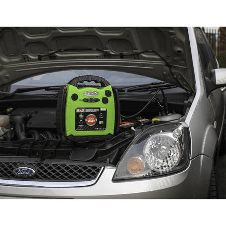Sealey RoadStart, Emergency Power Pack with Air Compressor 12V 900 Peak Amps Model No- 22642