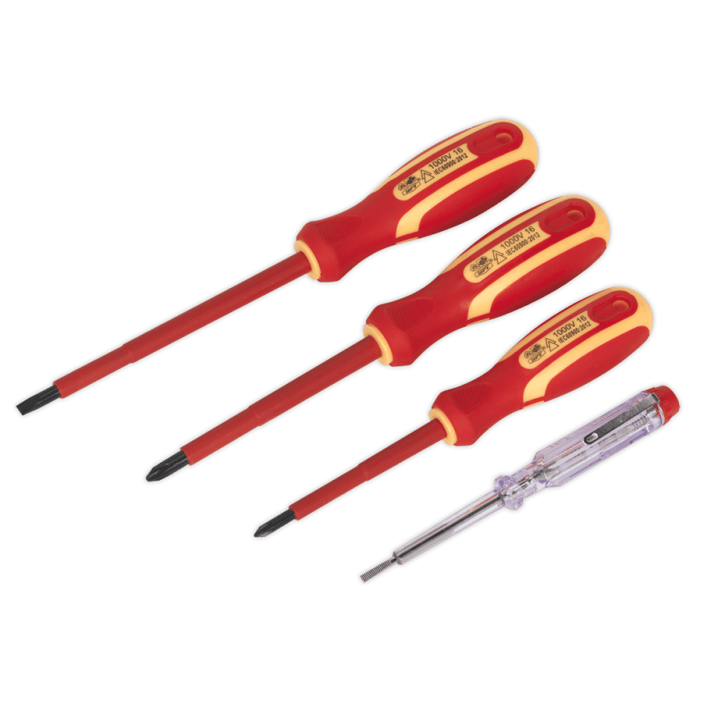 Siegen Electrician's Screwdriver Set 4pc VDE Approved Model No- 22858