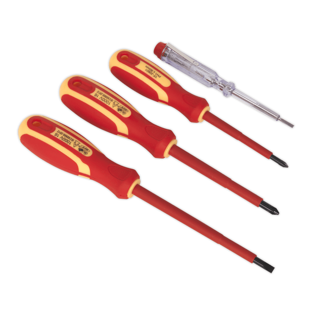 Siegen Electrician's Screwdriver Set 4pc VDE Approved Model No- 22858