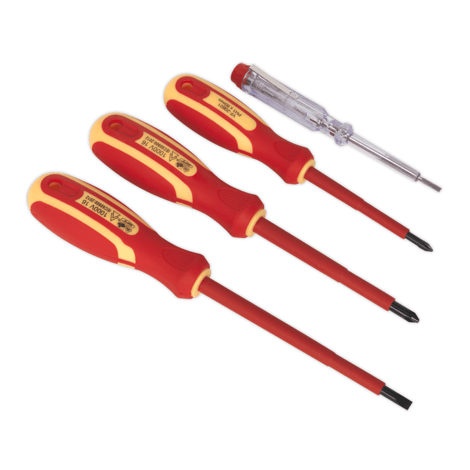 Siegen Electrician's Screwdriver Set 4pc VDE Approved Model No- 22858