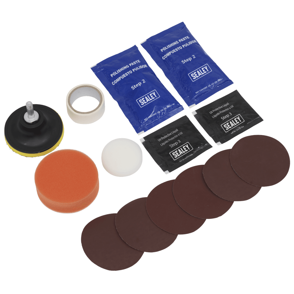 Sealey Headlight Restoration Kit Model No-HRK01