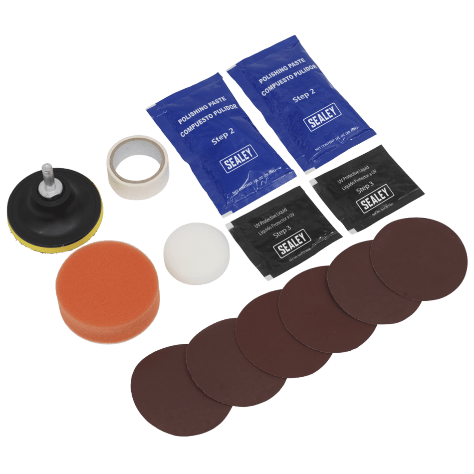 Sealey Headlight Restoration Kit Model No-HRK01