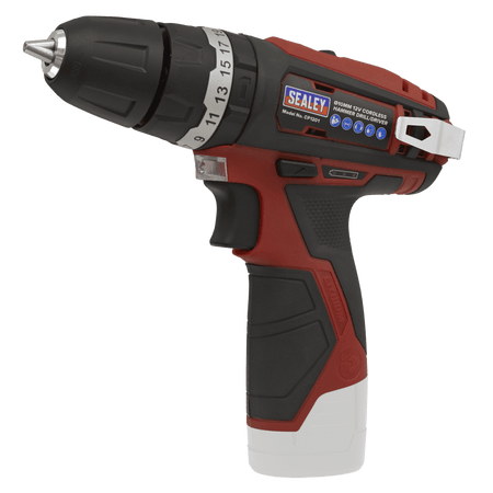 Sealey Hammer Drill/Driver Kit 10mm 12V Li-ion - 2 Batteries Model No-CP1201KIT