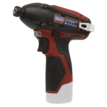 Sealey Impact Driver Kit 1/4" Hex Drive 12V Li-ion - 2 Batteries Model No-CP1203KIT
