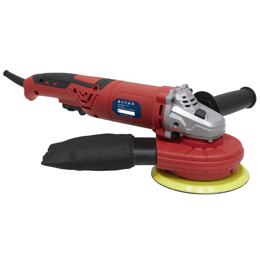 Sealey 150mm Dual Action Variable Speed Dust-Free Sander 750W/230V Model No-DAS151